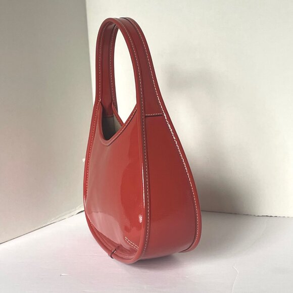Elegant Burnt Sienna Coach Shoulder Bag - Picture 5 of 12